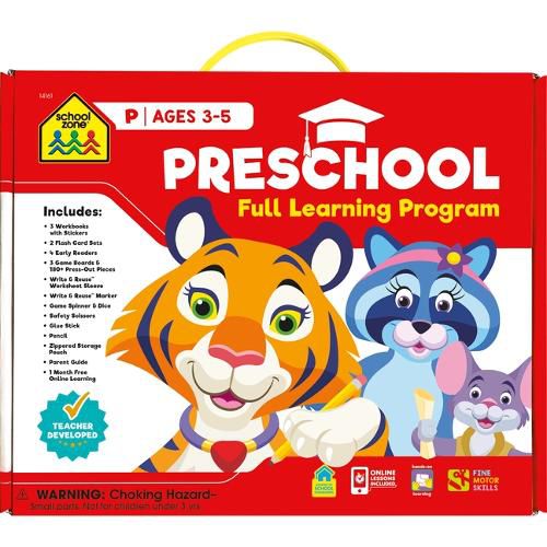 Cover image for School Zone Preschool Full Learning Program