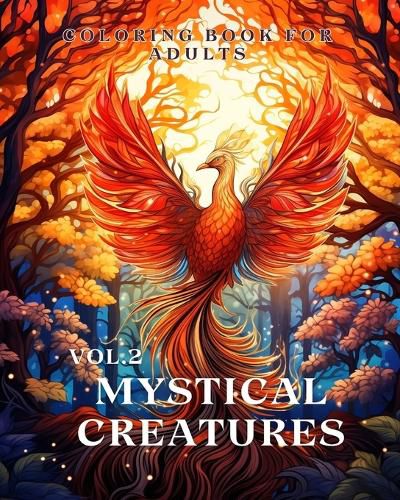 Cover image for Mystical Creatures Coloring Book for Adults vol.2