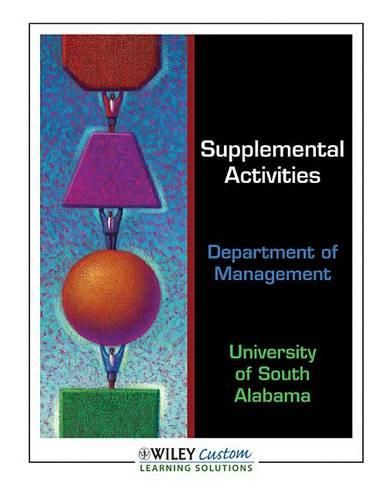 Cover image for Supplemental Activities 2 for University of South Alabama