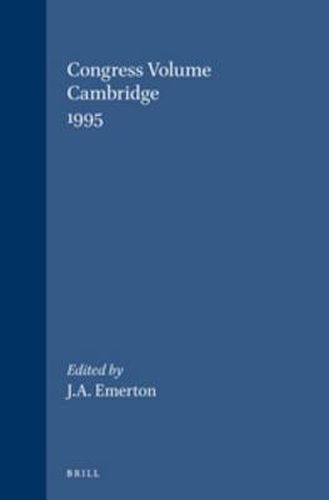 Cover image for Congress Volume Cambridge 1995