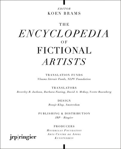 Cover image for The Encyclopedia of Fictional Artists and the Addition