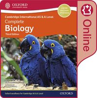 Cover image for Cambridge International AS & A Level Complete Biology Enhanced Online Student Book
