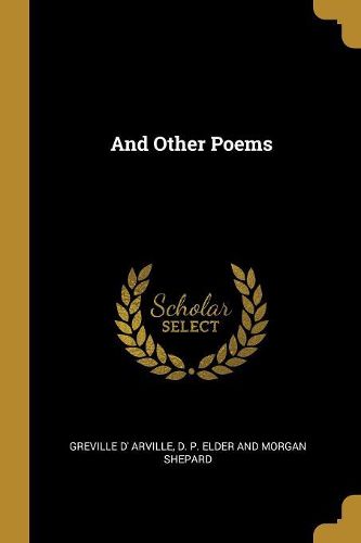 Cover image for And Other Poems