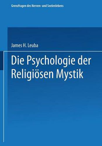 Die Psychologie Der Religioesen Mystik