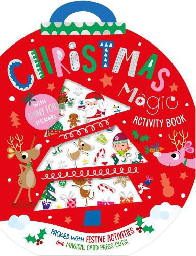 Cover image for Christmas Magic Activity Book (With Shiny Foil Stickers)