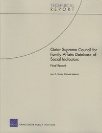 Cover image for Qatar Supreme Council for Family Affairs: Database of Social Indicators : Final Report