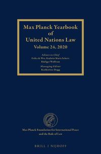 Cover image for Max Planck Yearbook of United Nations Law, Volume 24 (2020)