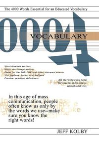 Cover image for Vocabulary 4000: The 4000 Words Essential for an Educated Vocabulary