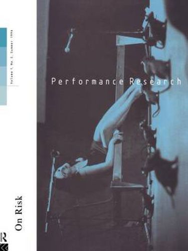 Cover image for Performance Research V1 Issu 2