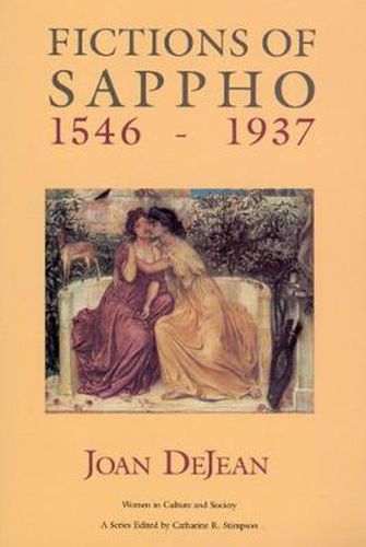 Cover image for Fictions of Sappho, 1546-1937