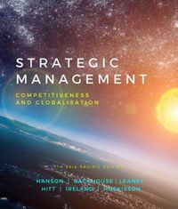 Cover image for Strategic Management: Competitiveness and Globalisation