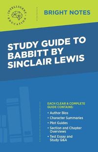 Cover image for Study Guide to Babbitt by Sinclair Lewis