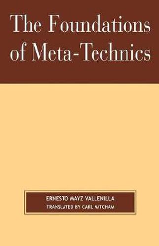 Cover image for The Foundations of Meta-Technics