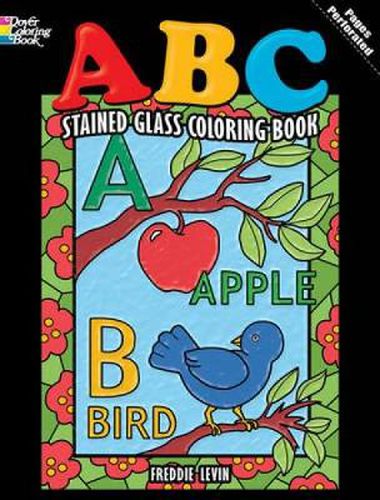 Cover image for ABC Stained Glass Coloring Book