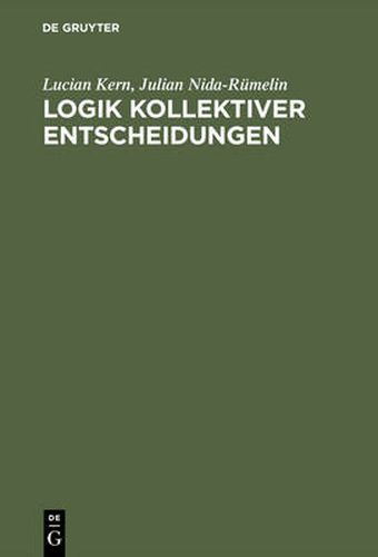 Cover image for Logik kollektiver Entscheidungen