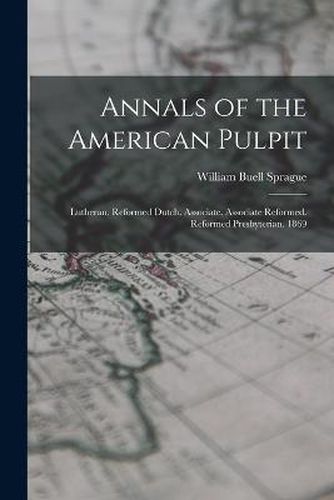 Annals of the American Pulpit