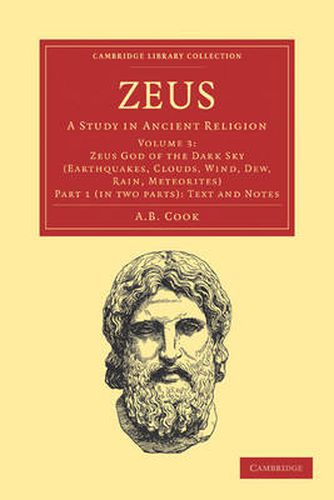 Cover image for Zeus 2 Part Set: A Study in Ancient Religion