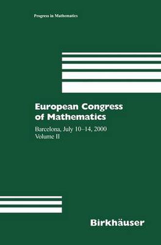 Cover image for European Congress of Mathematics: Barcelona, July 10-14, 2000 Volume II