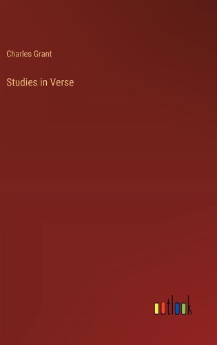 Cover image for Studies in Verse