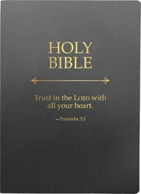 Cover image for KJV Holy Bible, Trust in the Lord Life Verse Edition, Large Print, Black Ultrasoft