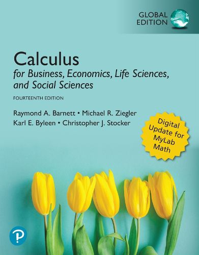 Cover image for Calculus for Business, Economics, Life Sciences, and Social Sciences, Global Edition