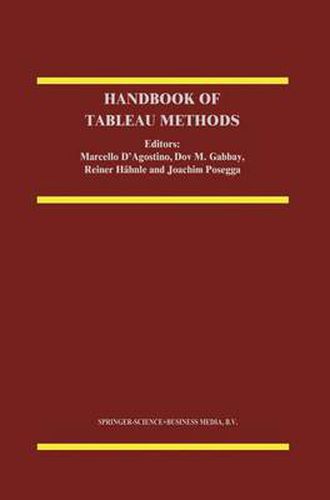 Cover image for Handbook of Tableau Methods