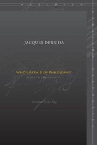 Cover image for Who's Afraid of Philosophy?: Right to Philosophy 1