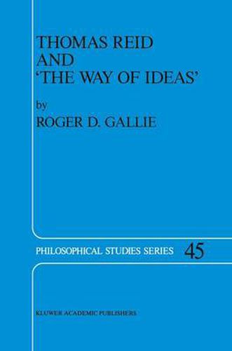 Thomas Reid and 'The Way of Ideas