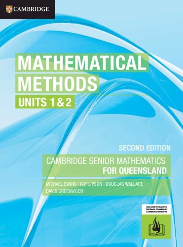 Cover image for Mathematical Methods Units 1&2 for Queensland