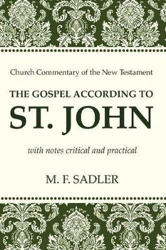 Cover image for The Gospel According to St. John