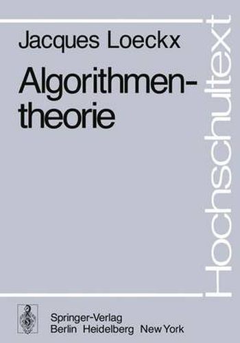 Cover image for Algorithmentheorie