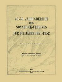 Cover image for 49.-50. Jahresbericht des Sonnblick-Vereines fur die Jahre 1951-1952