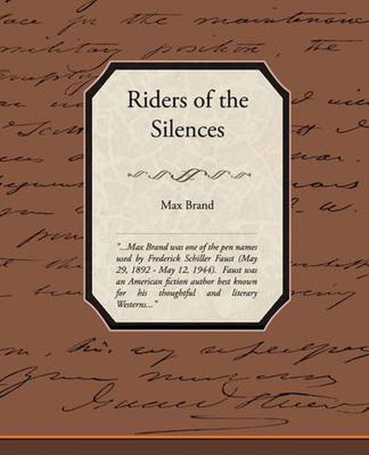 Cover image for Riders of the Silences
