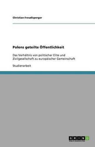 Cover image for Polens geteilte OEffentlichkeit