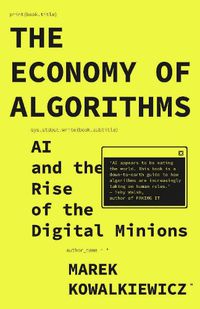 Cover image for The Economy of Algorithms