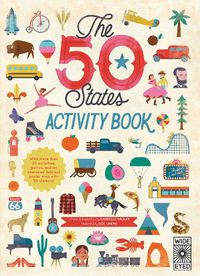 Cover image for The 50 States: Activity Book: Maps of the 50 States of the USA
