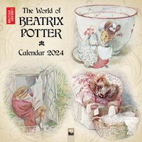 Cover image for British Library: Beatrix Potter Wall Calendar 2024 (Art Calendar)