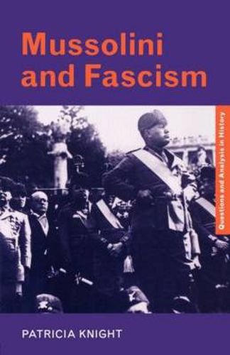 Cover image for Mussolini and Fascism