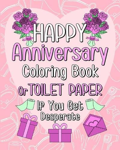 Cover image for Happy Anniversary Coloring Book