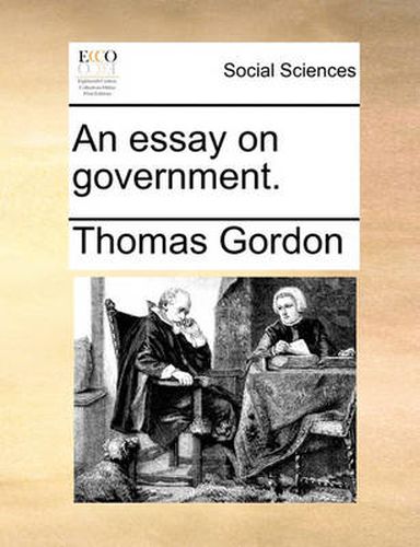 Cover image for An Essay on Government.