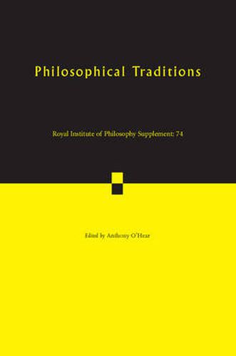 Cover image for Philosophical Traditions