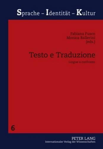 Cover image for Testo E Traduzione: Lingue a Confronto