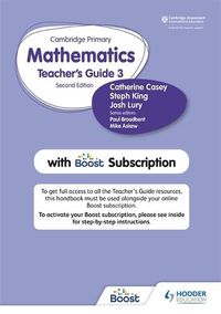 Cover image for Hodder Cambridge Primary Mathematics Teacher's Guide Stage 3 with Boost Subscription