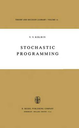 Cover image for Stochastic Programming