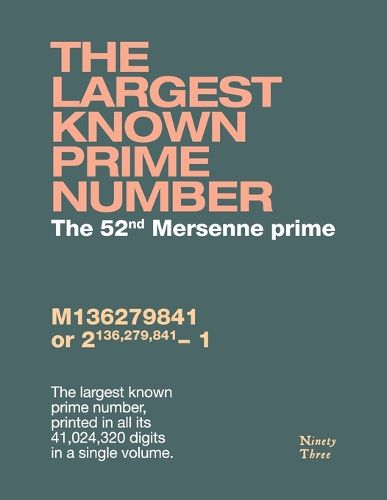 Cover image for The largest known prime number