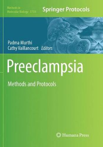 Cover image for Preeclampsia: Methods and Protocols