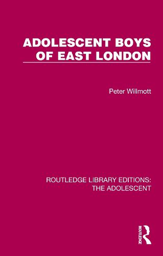 Cover image for Adolescent Boys of East London