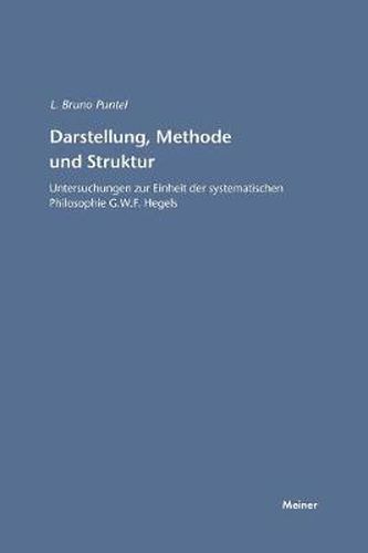 Cover image for Darstellung, Methode und Struktur