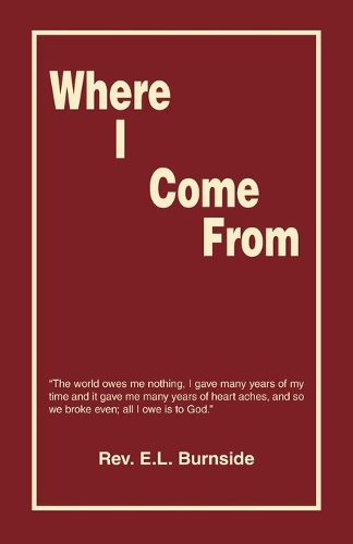 Cover image for Where I Come From