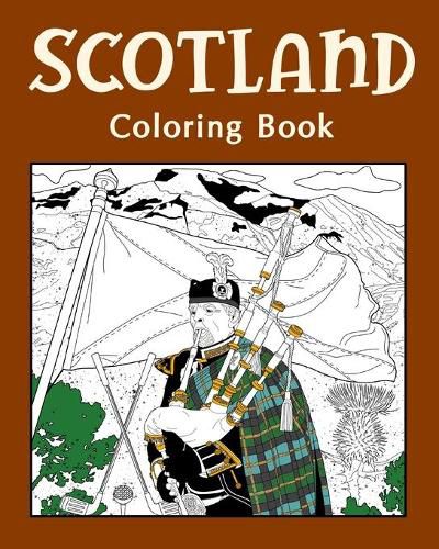 Cover image for Scotland Coloring Book